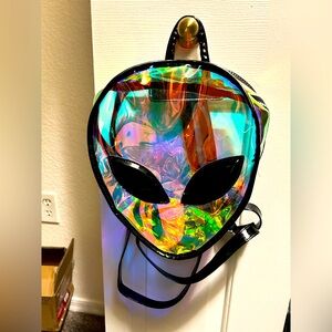 Iridescent Clear Alien Terrestrial Bag